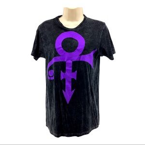 Prince Tie Dye Graphic Symbol T-Shirt Tee Small